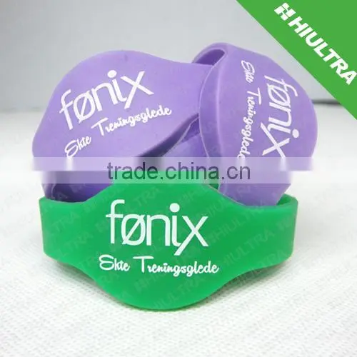 New Product cheap ntag203 waterproof silicone rfid wristbands for event made in china