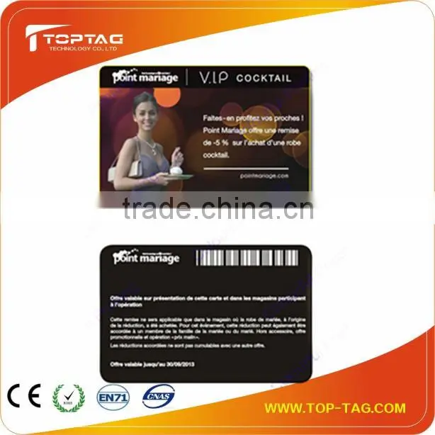 Blank/Printed Magnetic RFID Card for payment