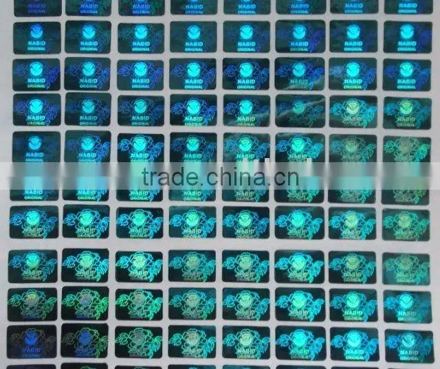 laser 3D laser engraving security label