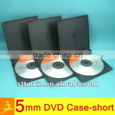 plastic pp slim dvd case 5mm/7mm/14mm