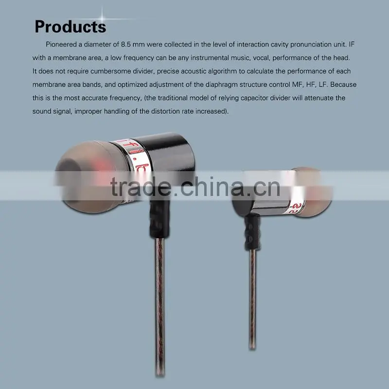 2016 popular DT5 Ear Headphone HiFi Headphone With Mic