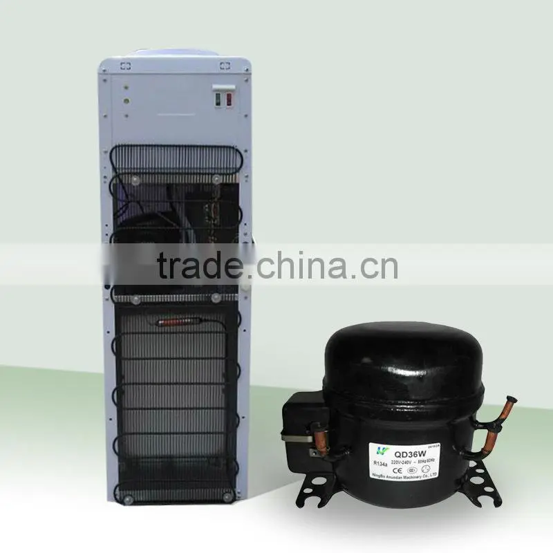 compressor cooling water dispenser/water dispenser with ice maker