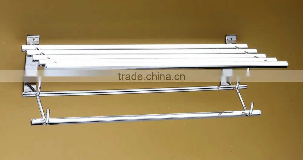 Chaoan 2015 Hot sale bathroom design stainless steel hotel outdoor towel shelf.