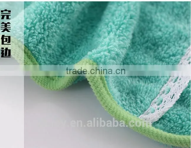 From China textile manufactory large supply coral velvet fabric cheap colorful custom printed hand towels