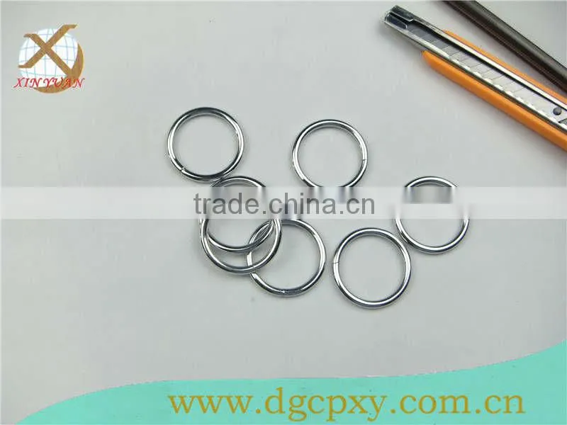 silver O ring buckles for bags