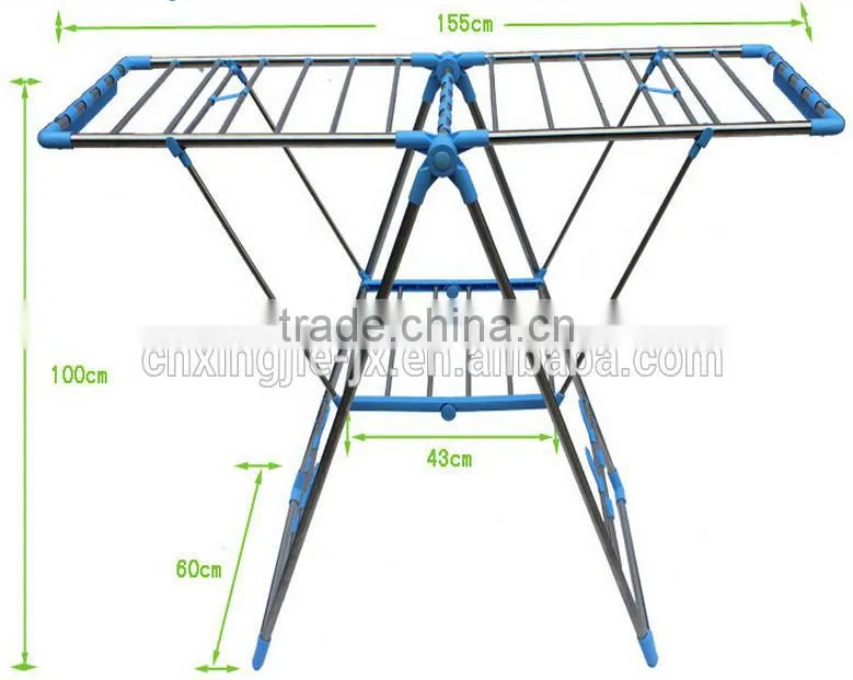 Foldable Laundry Stainless Steel Towel Steel Rack