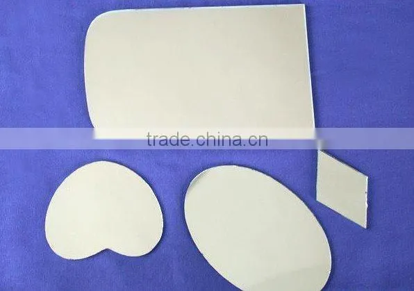 2mm-8mm Silver mirror glass in the shape of glass