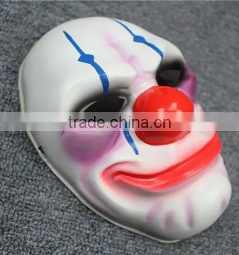 2016 high imitation PVC new year mask payday 2 mask (Dallas /Chains /Hoxton / Wolf) Dallas Heist Joker Props Cosplay mask