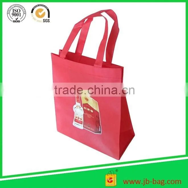 heart transfer printing Non-woven shopper bag for wine