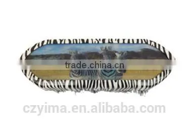 New! horse dandy brush with 3D zebra image pattern