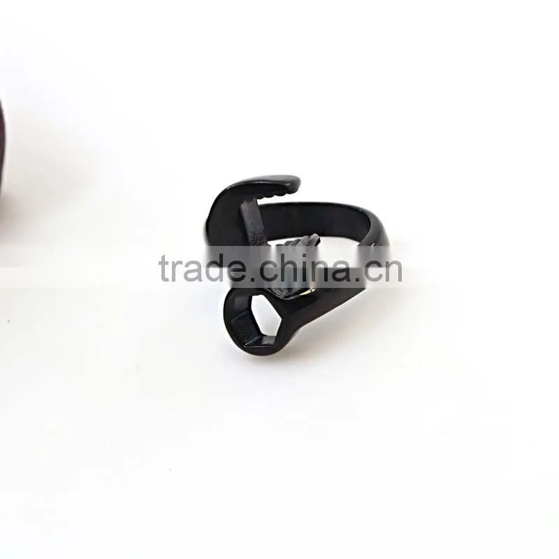 stainless steel tool shape fashion jewelry men's ring