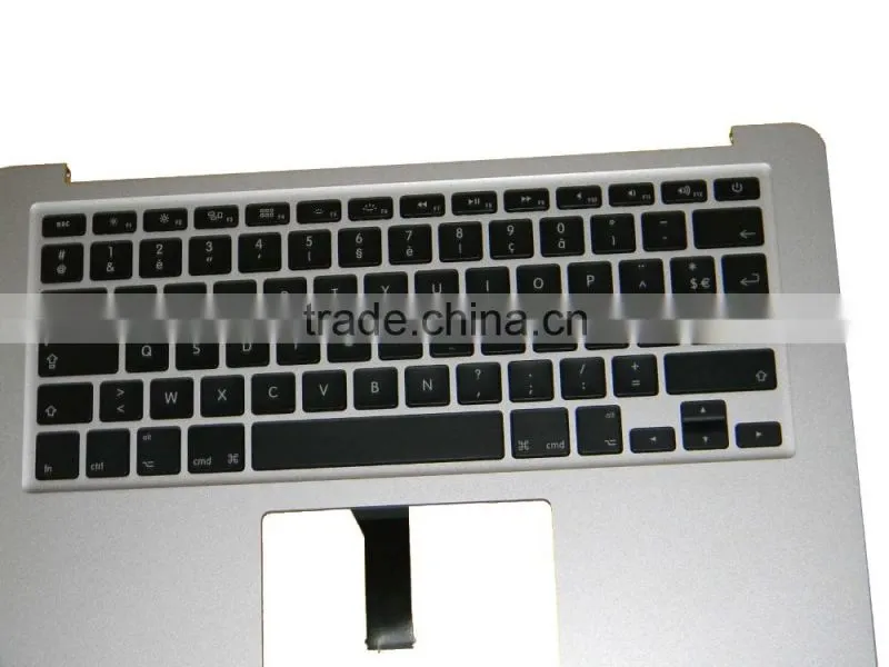 2014 French layout Top case with keyboard For Apple MacBook Air A1466