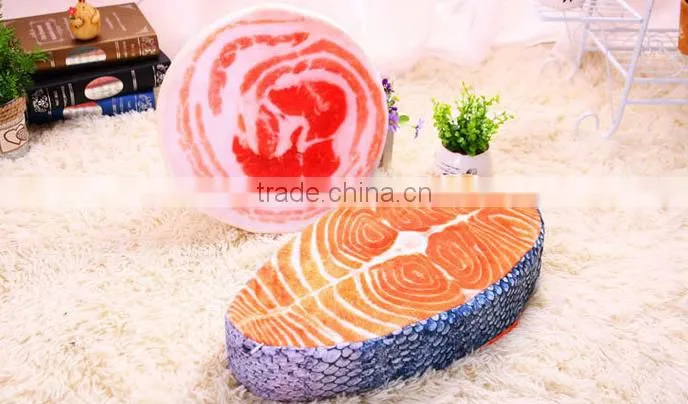 Creative Design Tasty Raw Meat Pillow Seat Cushion Meaty Pillow