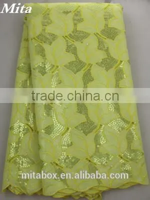 best quality swiss double organza flowers lace OG0174