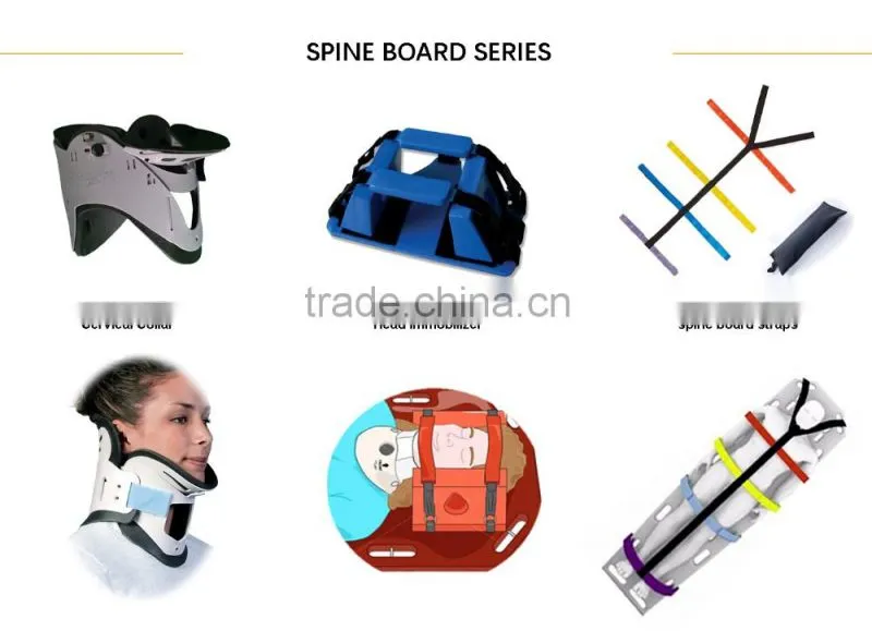 Can float on water of LLDPE Cervical spine immobilization