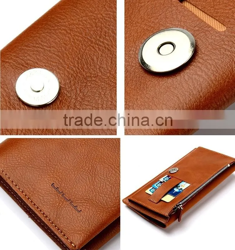 WUW for iphone 6 wallet case made with high quality PU
