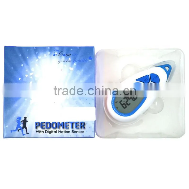 DP077 Colorful Digital Motion Sensor plastic gift Multifunction Pedometer