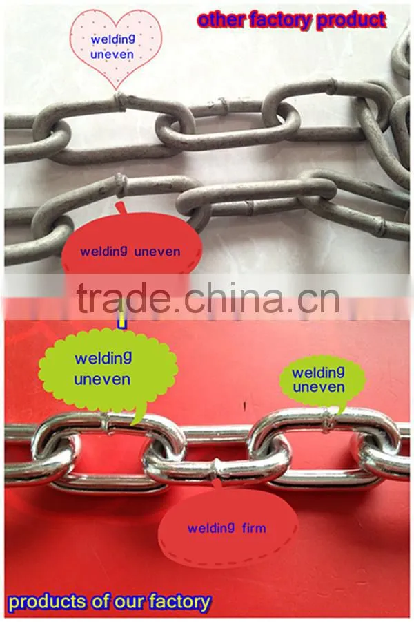 blue zinc plated link chain manufacturer