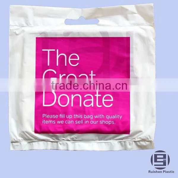 FF Biodegradable Donation Bag With Printing For Charity