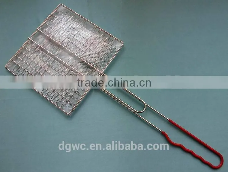 Non-stick all purpose adjustable grill basket