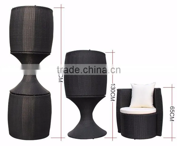 Rattan Patio Table And Chair Set Picnic Cane Dining Table Rattan Outdoor Wicker Chair Set