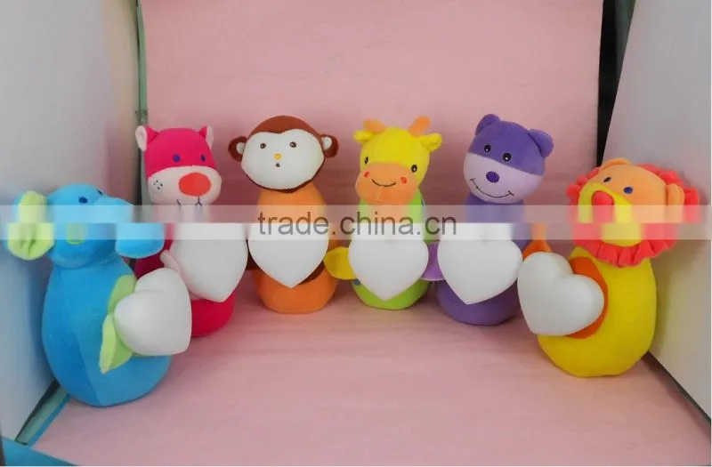 2014 Years Hot Sale Plush toy with micro USB night light