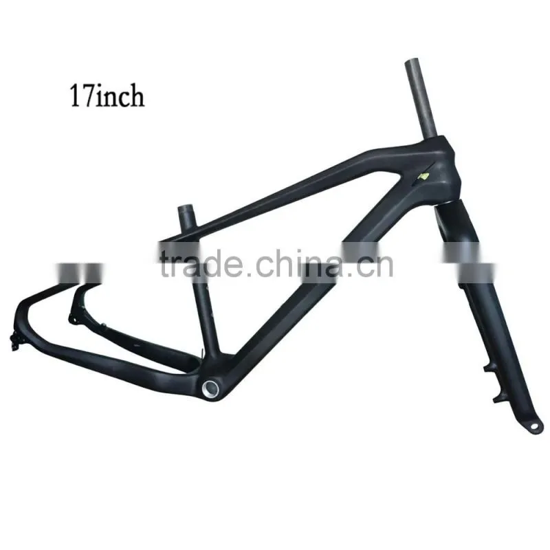 Carbon fat bike frames size 17/19 26er carbon fiber snow bike frame snow bicycle frameset SN02