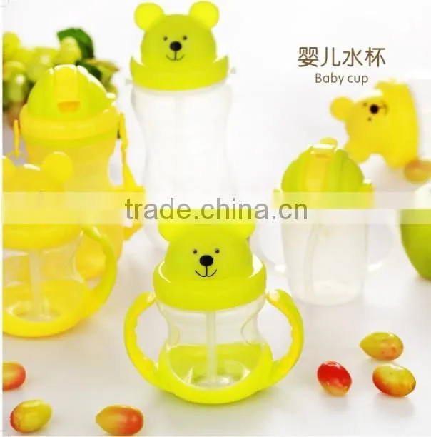 Daily Use Plastic Cups,Baby Training Cups With Two Handle BPA Free Sippy Cups
