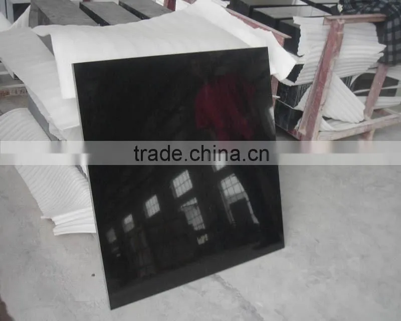 Polished shanxi black granite