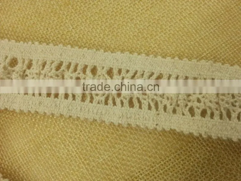 3cm Cotton elastic Laces For Ladies clothes -- H1655