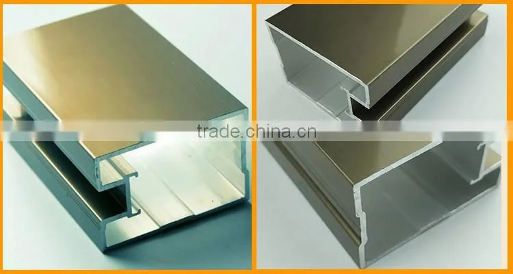 Doors and windows furniture aluminium alloy frame anodizing extruded profiles price manufacturer