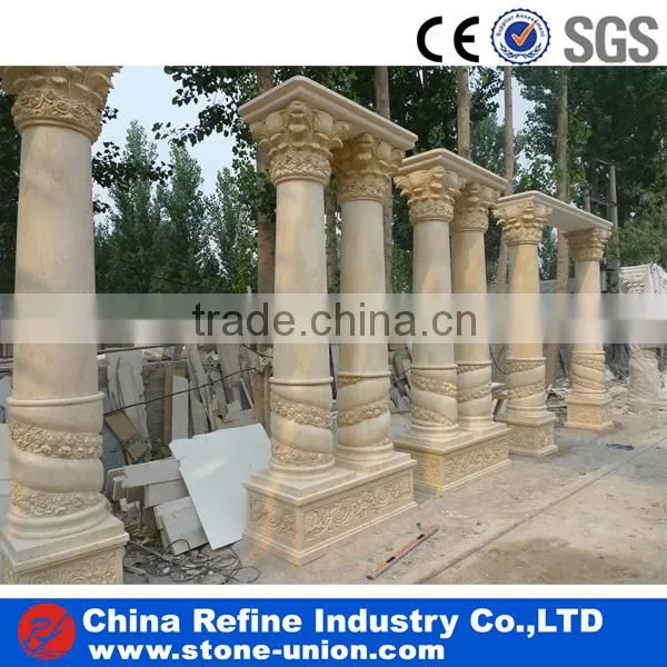 Hot selling stone pedestal column with Experienced Factory