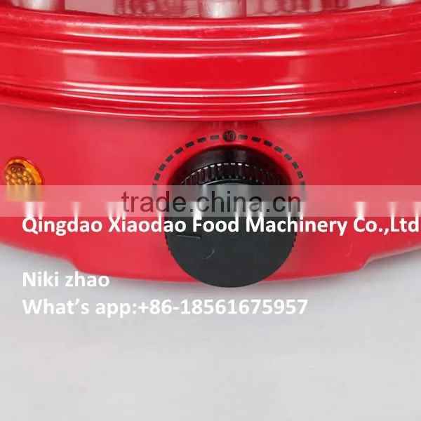 Portable electric rotary grill machine