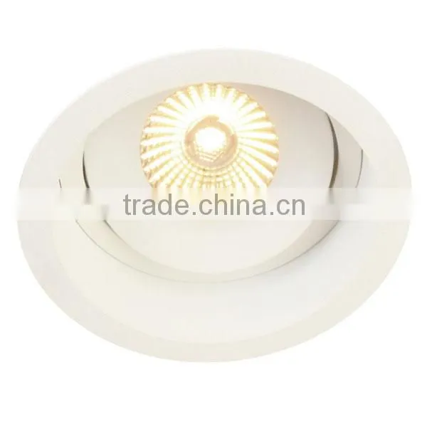 8W IP54 High quality adjustable dimmable anti-glare cob led downlight
