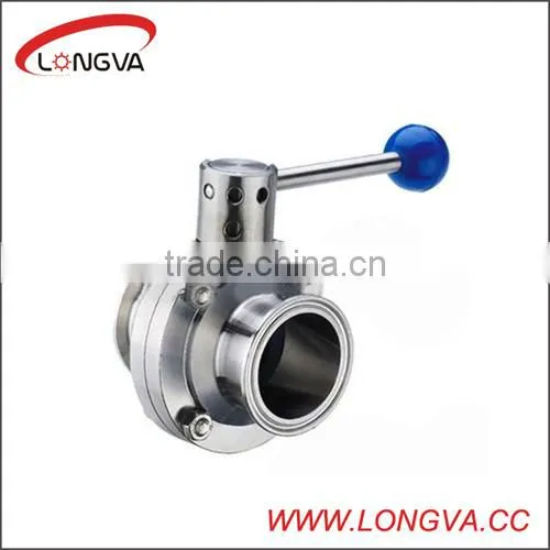 Stainles steel 6 inch butterfly valve