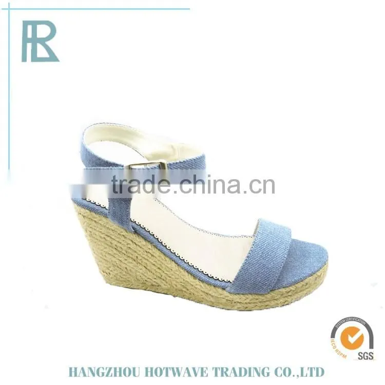 2016 New Arrival fashion woman wedge shoes