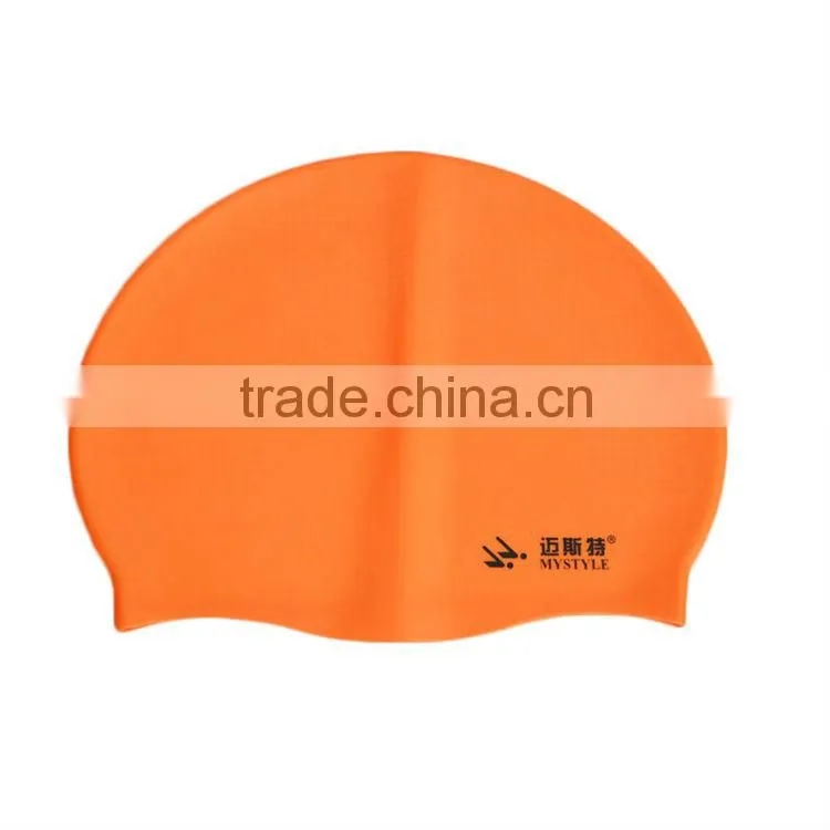 Unique silicone cap for swimming/silicone swim cap