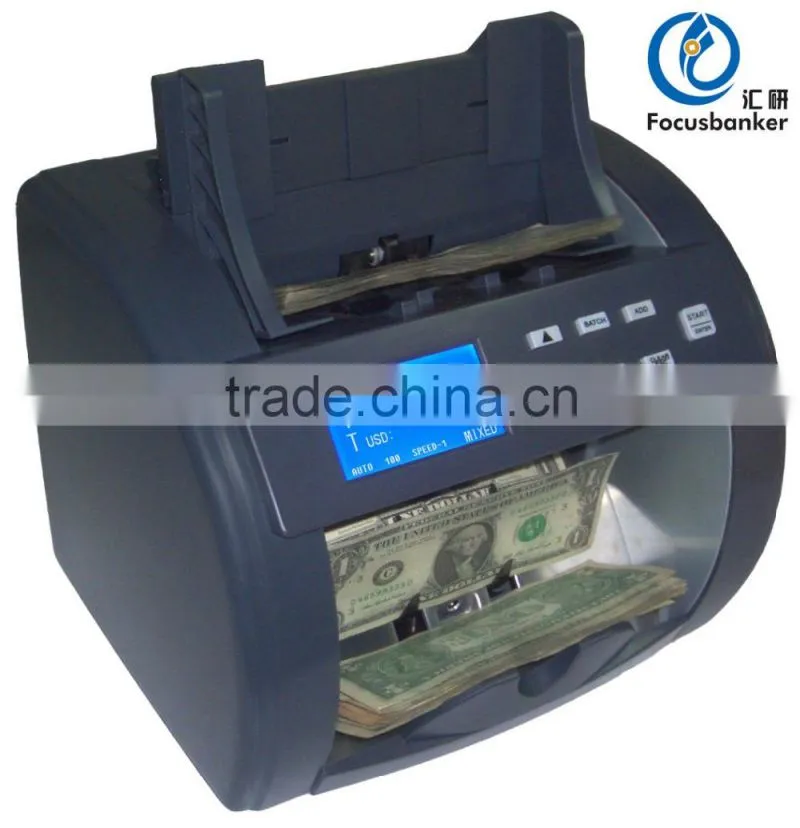 Intelligent Cash Sorter Money Detector Mix Value Discriminator for Kuwaiti dinar Notes Counter Bill Detector for KWD