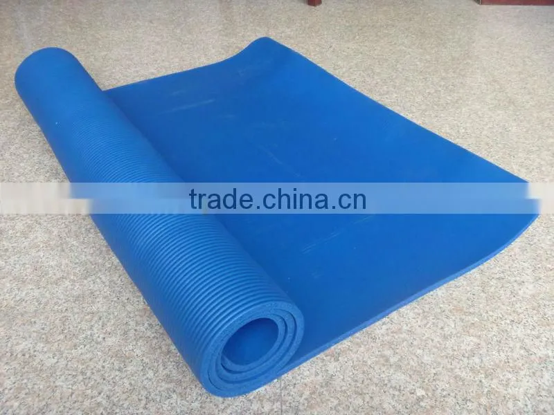 sinple design printed yoga NBR mat with comfortable material