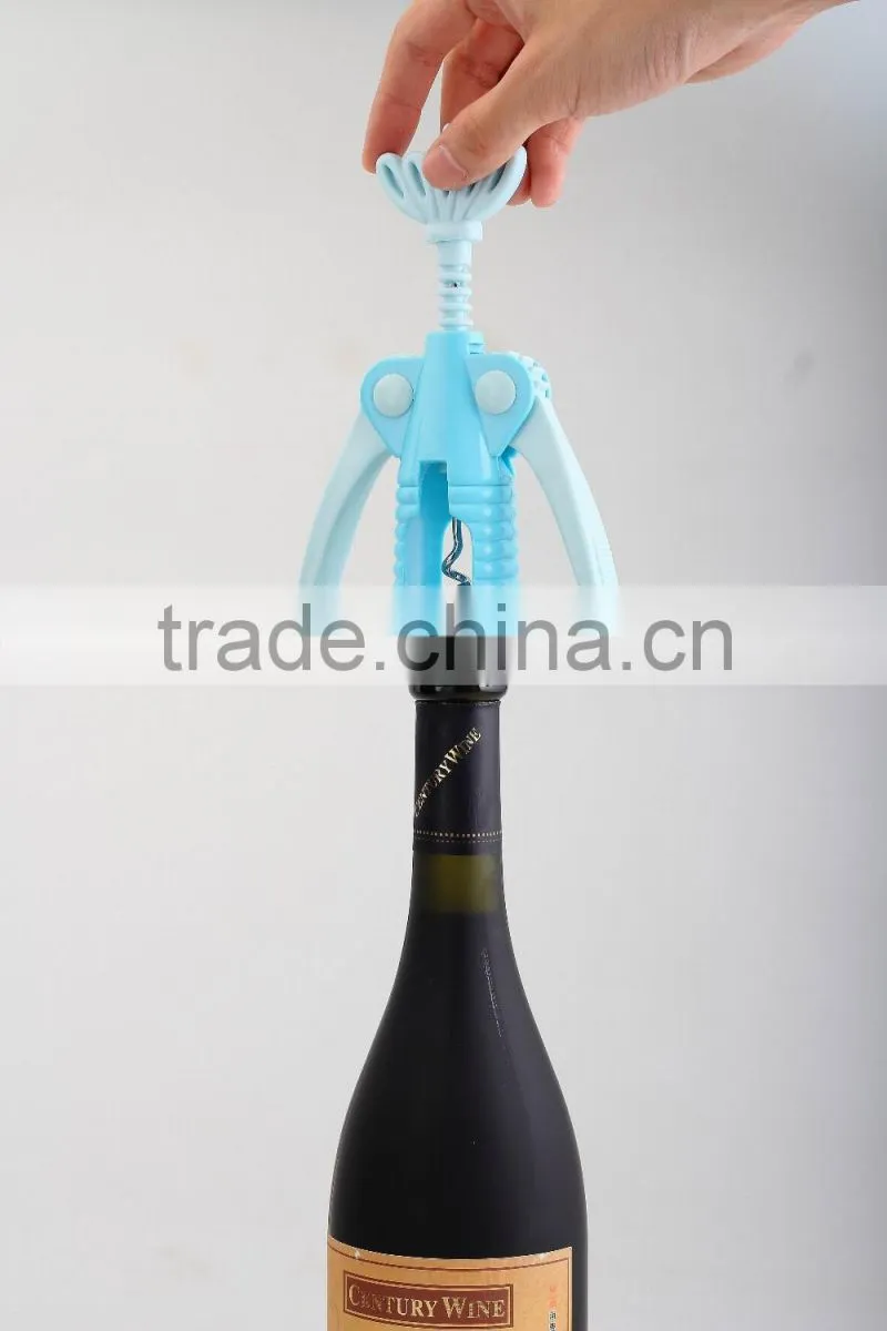 S/S+ABS 19*7*4.2 High quality kitchen utensil cute wine opener/cork screw
