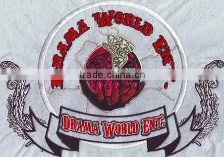 wholesale beautiful high quality banner badges,100% custom embroidery patch