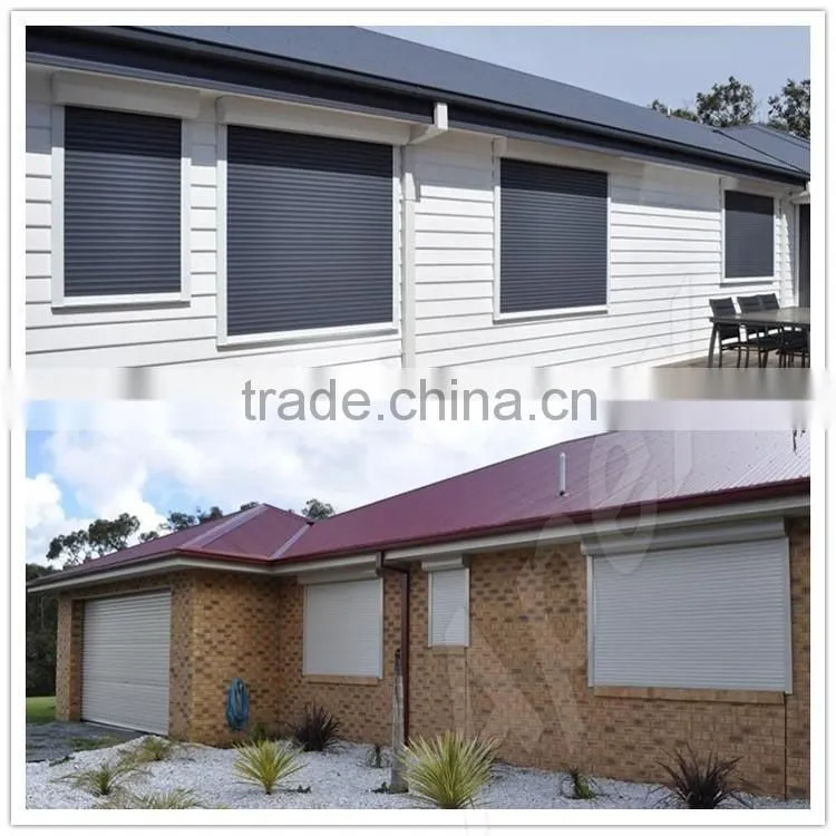 White and IVory color window shutter aluminum shutter