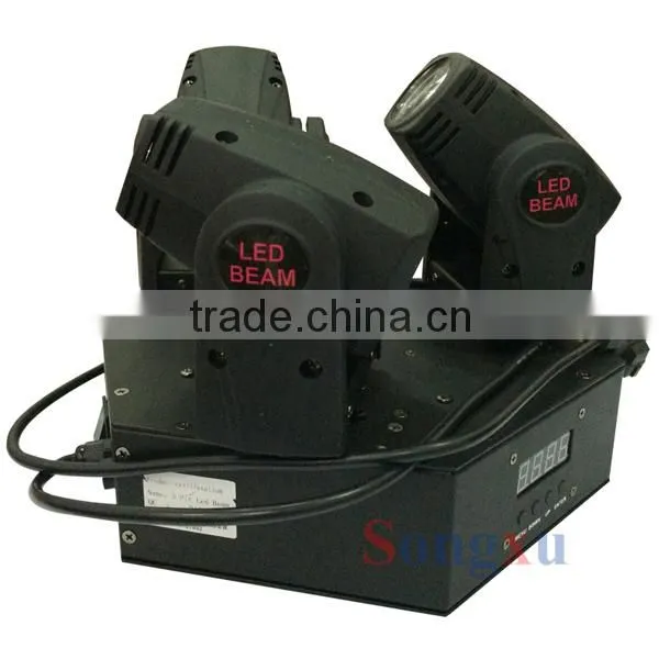 3 heads 3X10W led moving head used stage lighting for sale