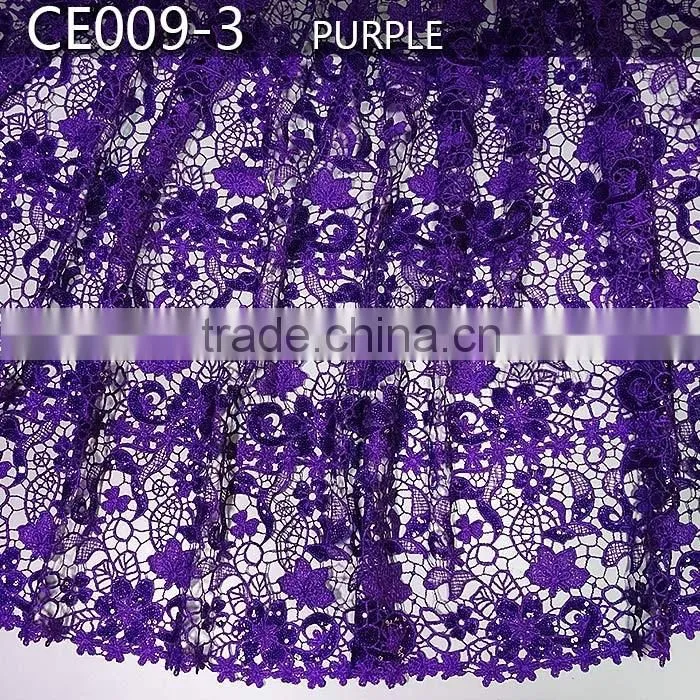 2015 CE009 african lace with chemical lace feature handcut/ guaranteed quality