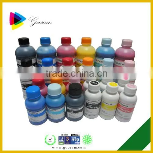 Goosam high quality art paper pigmet based ink waterproof inkjet ink for Epson printer