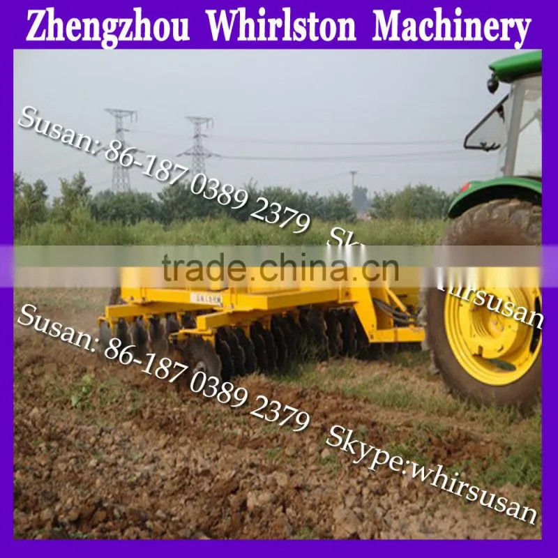 Good quality Hydraulic trailed offset heavy duty disc harrow machine for sale
