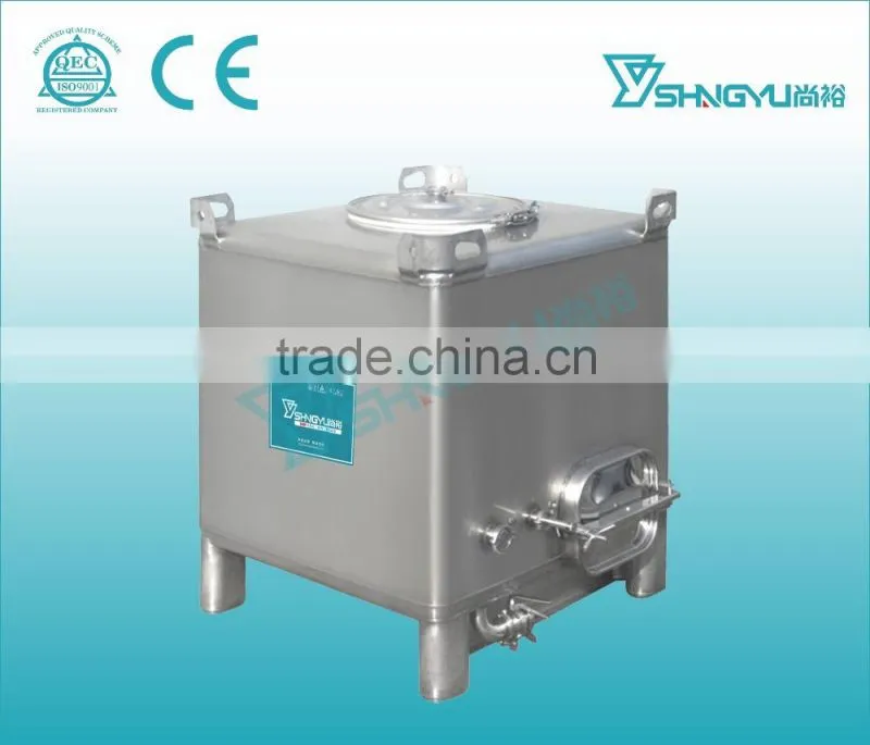 China Alibaba Supplier cosmetic machinery 50-5000L capacity cosmetic storage tank