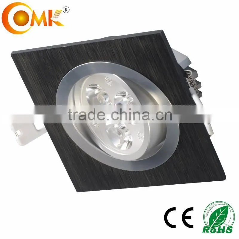 2015 China hot sell black square spotlight