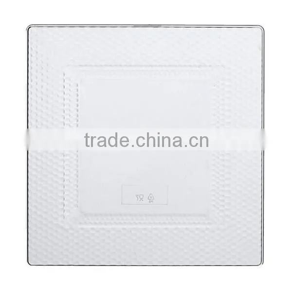 Wholesale Plastic Clear Bamboo Plate