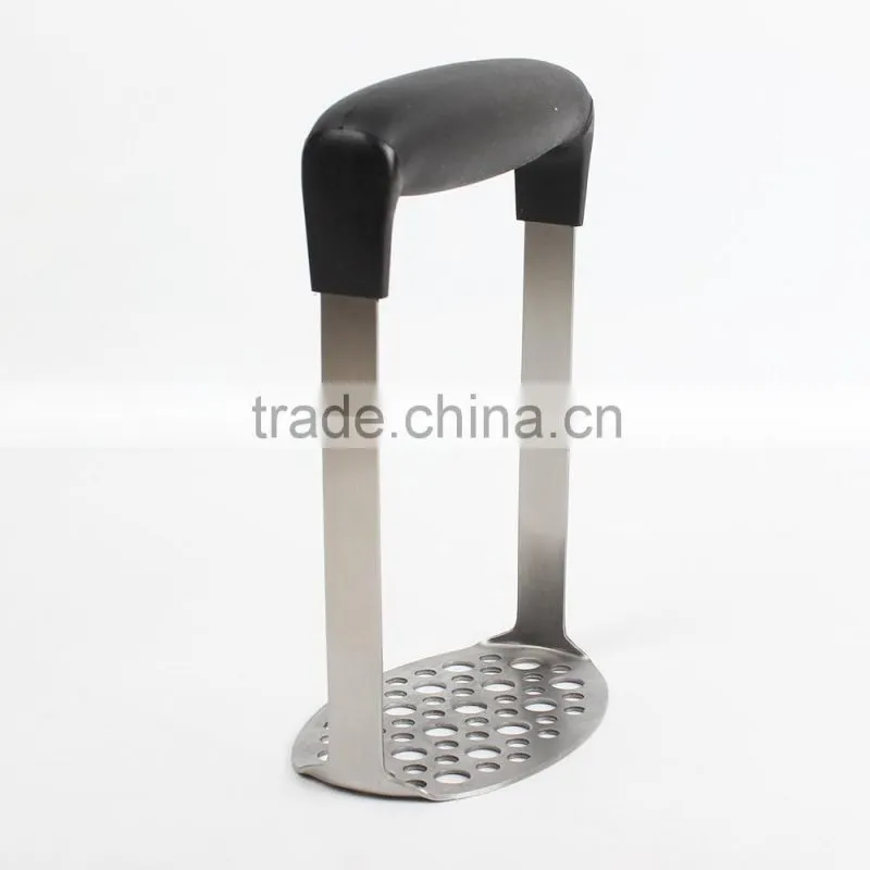 Heavy Duty Stainless Steel Potato Masher Smooth Potato Masher